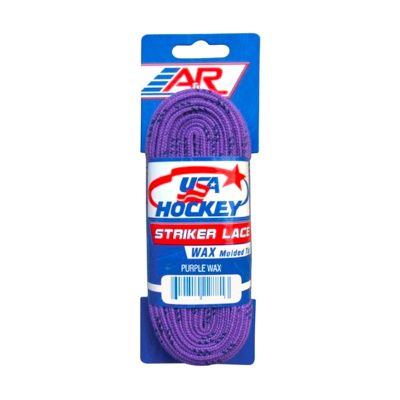Шнурки с пропиткой A&R USA Hockey (84" - 213, Purple)
