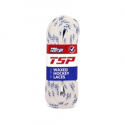Шнурки с пропиткой TSP Hockey Laces Waxed (213cm White)