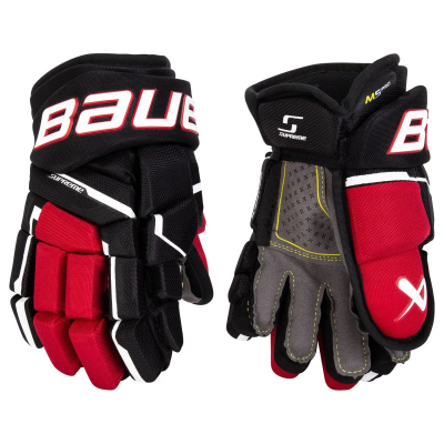 Перчатки BAUER S23 SUPREME M5 PRO JR (10" BKR)