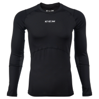 Майка с длинным рукавом CCM COMPRESSION LS TOP WITH GEL SR