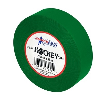 Лента для щитков SPORTSTAPE Poly Hockey Tape (24 мм x 25 м, Green)