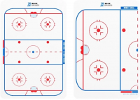 Доска тактическая BLUESPORTS HOCKEY POCKET карманная